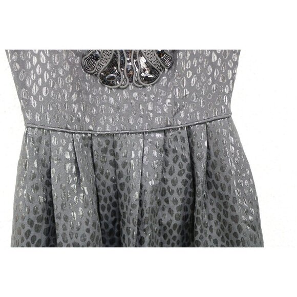 Donna Morgan Beaded Sequins Fit & Flare Dress-Sparkles-6-Pockets-New w/Tags - Picture 5 of 16